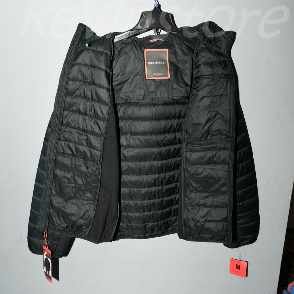 Merrell Hooded Mixed Media Puffer Softshell - Picture 4 of 15